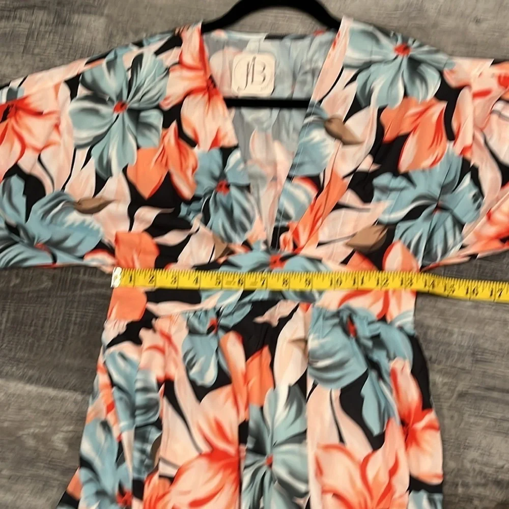 NWT Tropical Floral Maxi Midi Dress - small